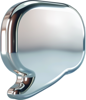 Chrome chat bubble
